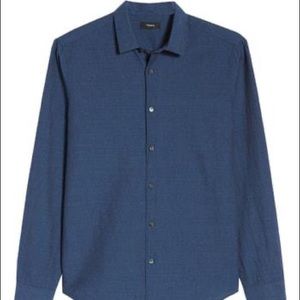 Men’s Theory Modele Murrary Indy Linen Button Down